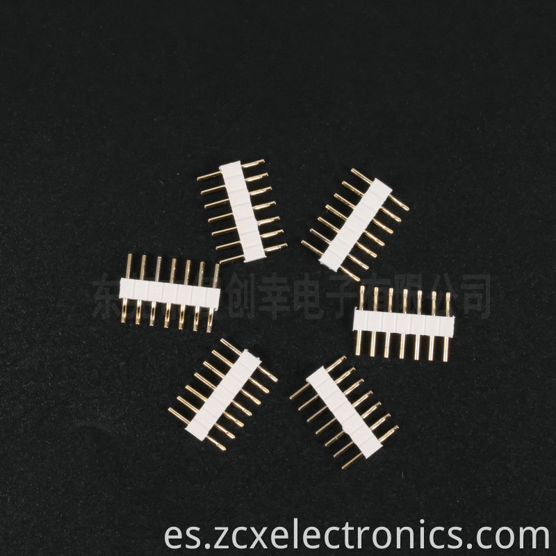Single row pin connector